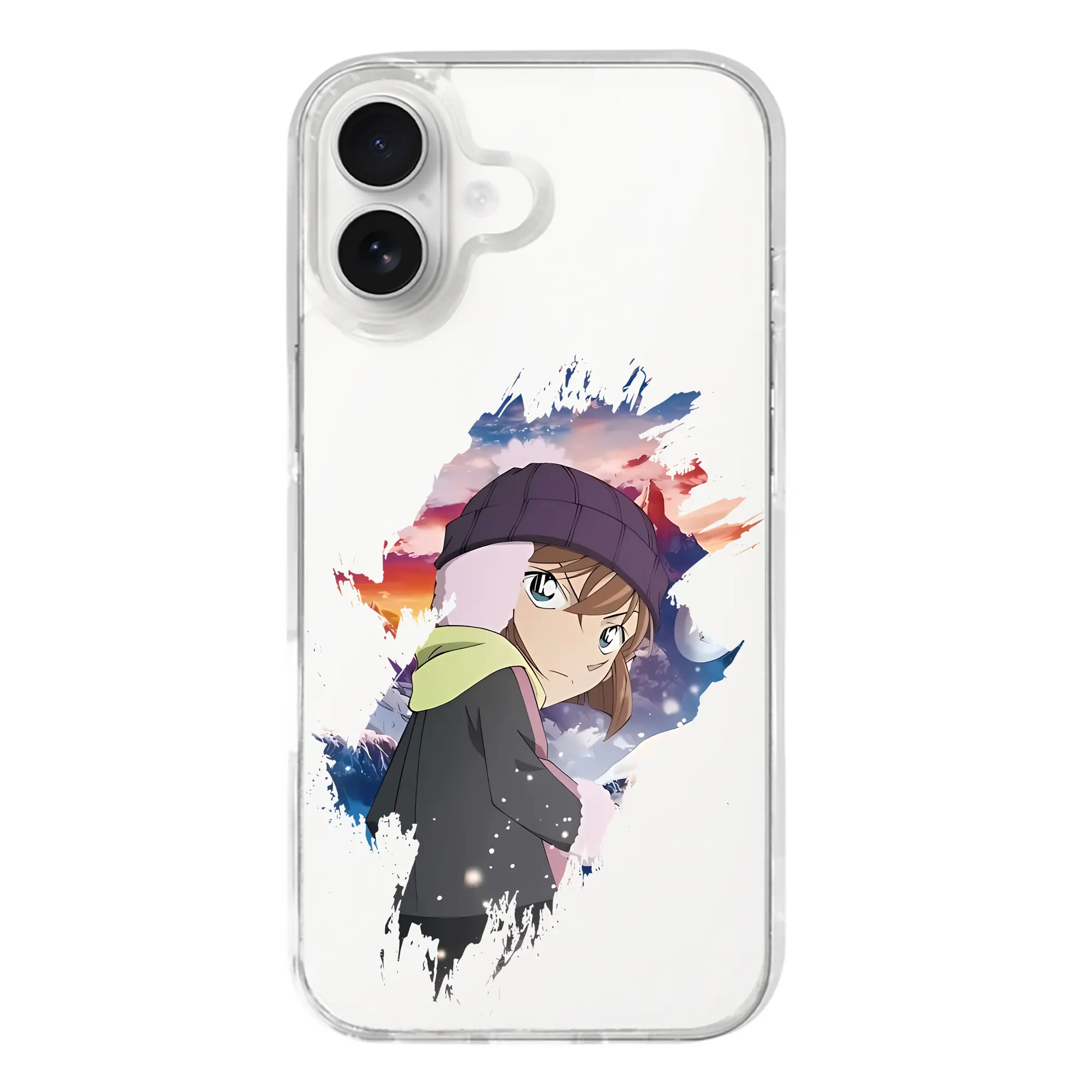 名探偵コナン グッズ 灰原 哀 - iPhone 17シリーズ 透明スマホケース – 薄型・耐衝撃・精密フィット保護カバー